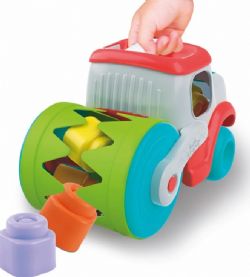 CLEMENTONI SOFT CLEMMY - CAMION SENSORIEL ROULEAU MANGE-BLOCS